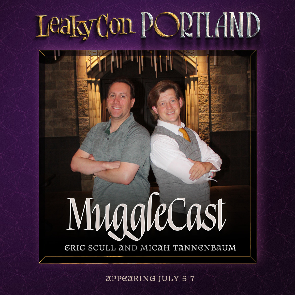 MuggleCast at LeakyCon 2024 banner